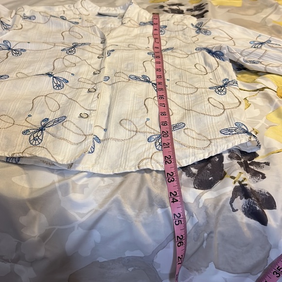 ALFRED DUNNER | BUTTON DOWN | 10 PETITE | LONG SLEEVED - Picture 7 of 7